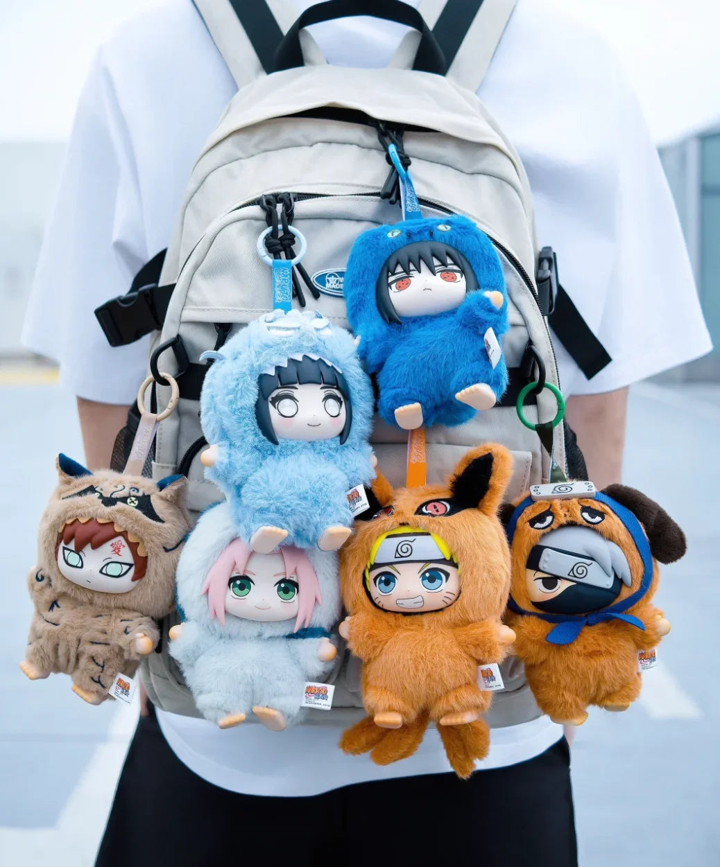 Shippuden Beast Party Series Cute Plush Doll Toy Cartoon Backpack Pendant Anime Peripheral Gift Box Naruto Blind Box Gift