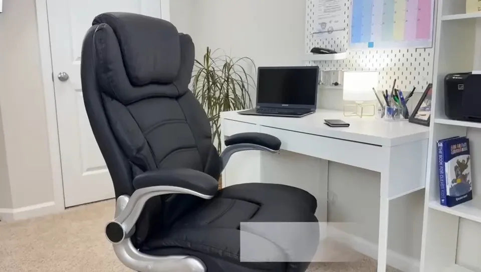 Big and Tall Fabric Computer Chair Full Stainless Steel Comfortable Ergonomic Chair | Kimlud Modern Luxury Home