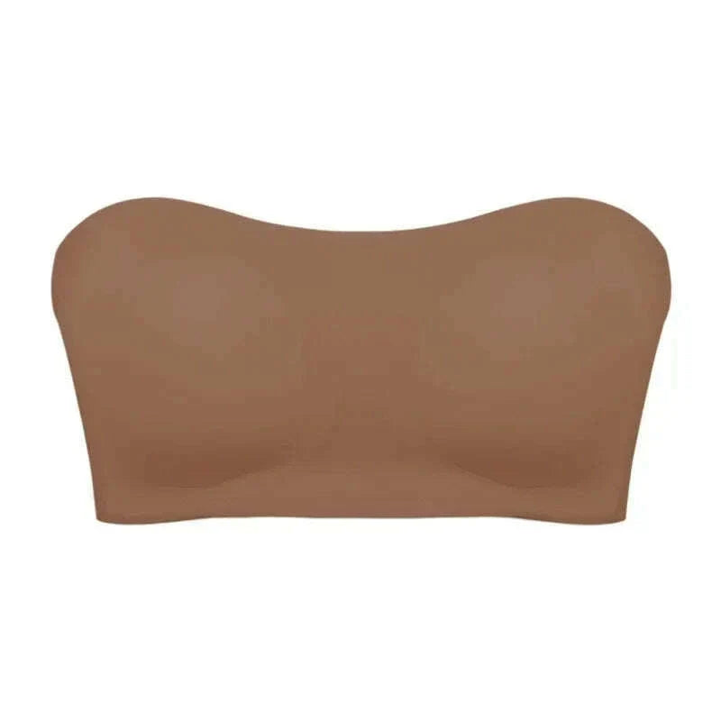 Popular Women's Strapless Bra Cross Side Buckle Underwear