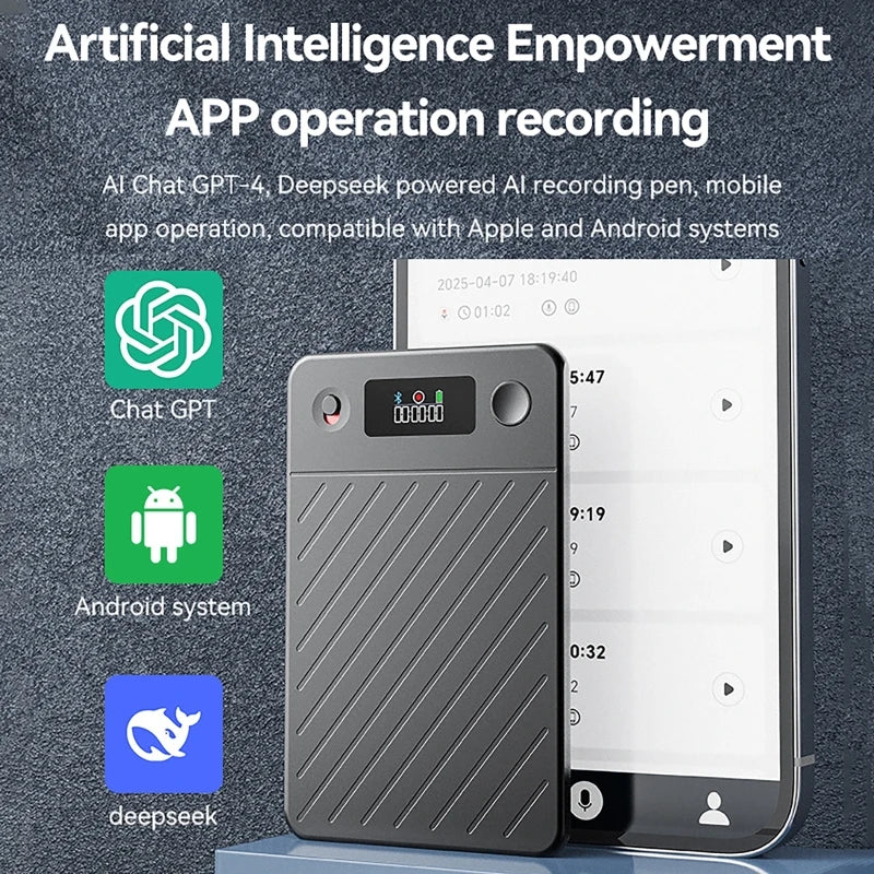 AI Voice Recorder with ChatGPT Smart Transcription Summarization and Translation Intelligent Audio Recorder for Lecture Meetings