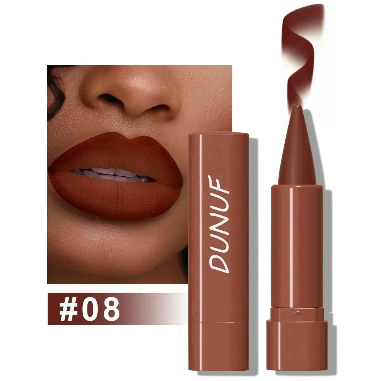 9 Colors Gradient Lip Liner Matte Black Brown Velvet Lipstick Waterproof Non Sticky Contouring Tint Lipliner Crayon Lip Makeup