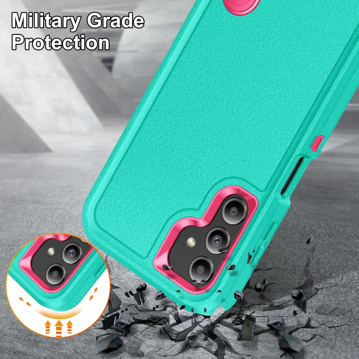 Anti-Shock Strong Cover Cases for Samsung Galaxy S26 Ultra A17 A54 5G A56 A36 A16 A15 A14 A53 S23 S25 FE S24 S25 edge S22 Plus - Kimlud