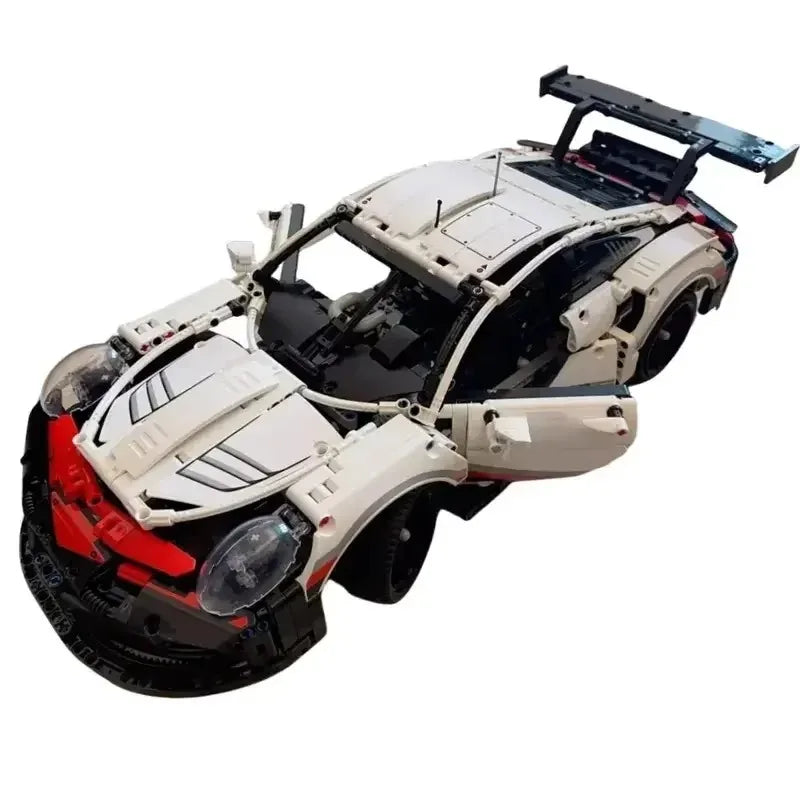 New 1580PCS Remote Control Car Building Set 1:10 Technical Sport Racing Car Building with Motor and Led Light Kit Toy Adult Gift