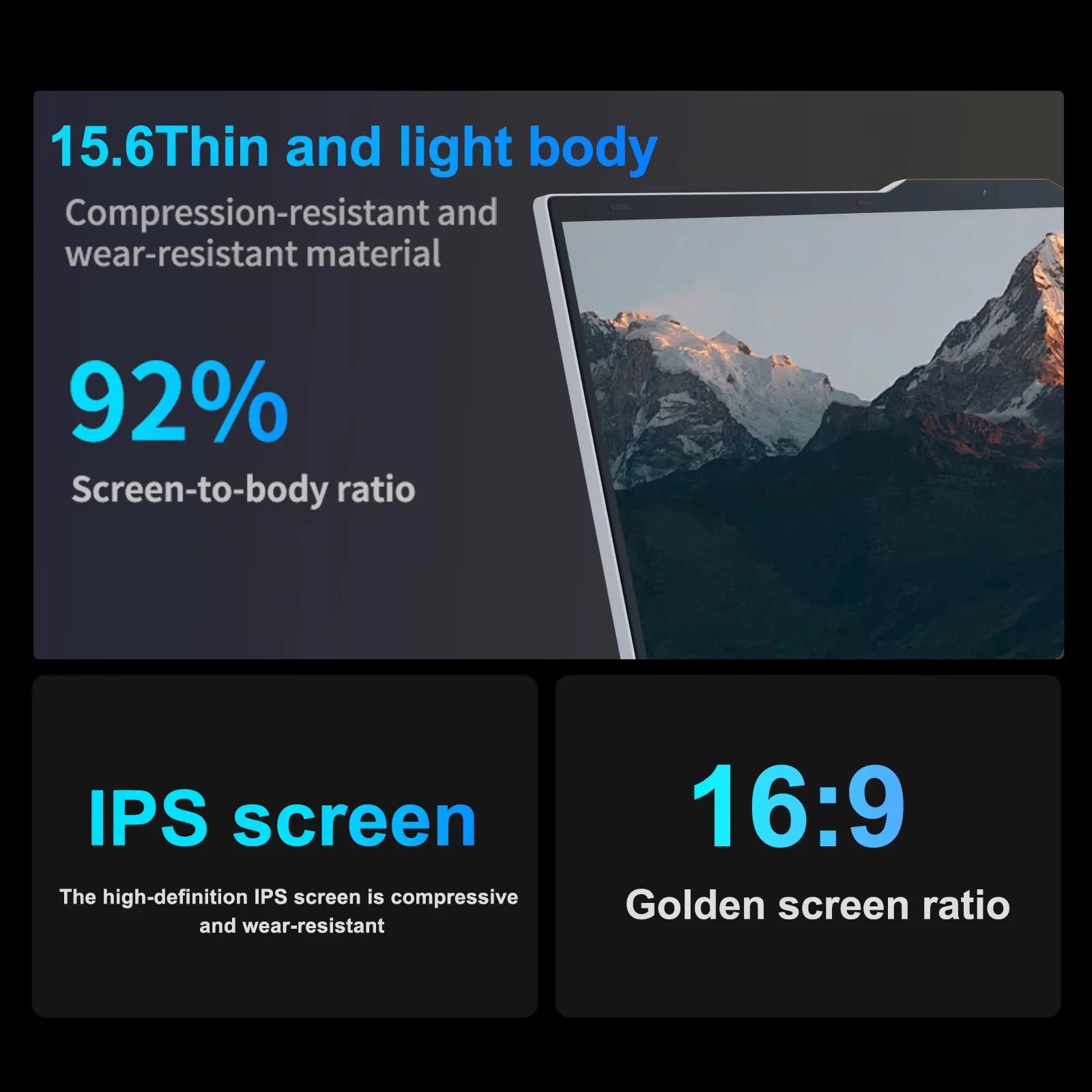 Xiaman 15.6" Intel Core i7 6500U Laptop Computer Windows 11 Pro 16GB RAM 512GB 1TB SSD Portable Notebook PC Gamer Gaming Laptop - Kimlud