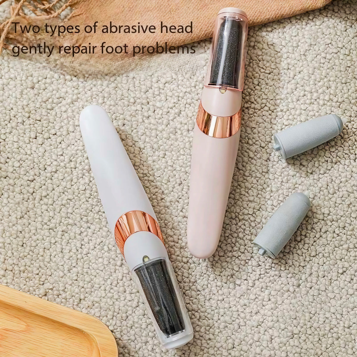 Smooth Pedicure Wand for Feet Electric Foot Callus Remover Rechargeable Pedicure Tools for Feet Callus Removal Tool Best Device