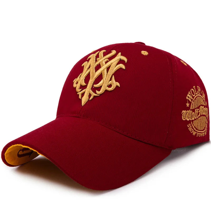 Totem Embroidered Baseball Cap Fashion Men Women Caps Spring And Summer Snapback Hip Hop Hat Adjustable Flame Sun Shading Hats - Kimlud