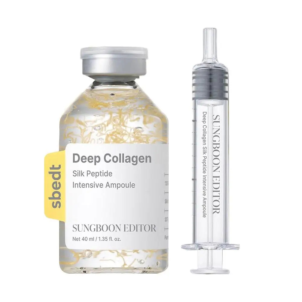 KOEC Deep Collagen Silk Peptide Ampoule 30ml - Korean Anti-Aging, Intensive Lifting, Skin Tightening Firming Serum