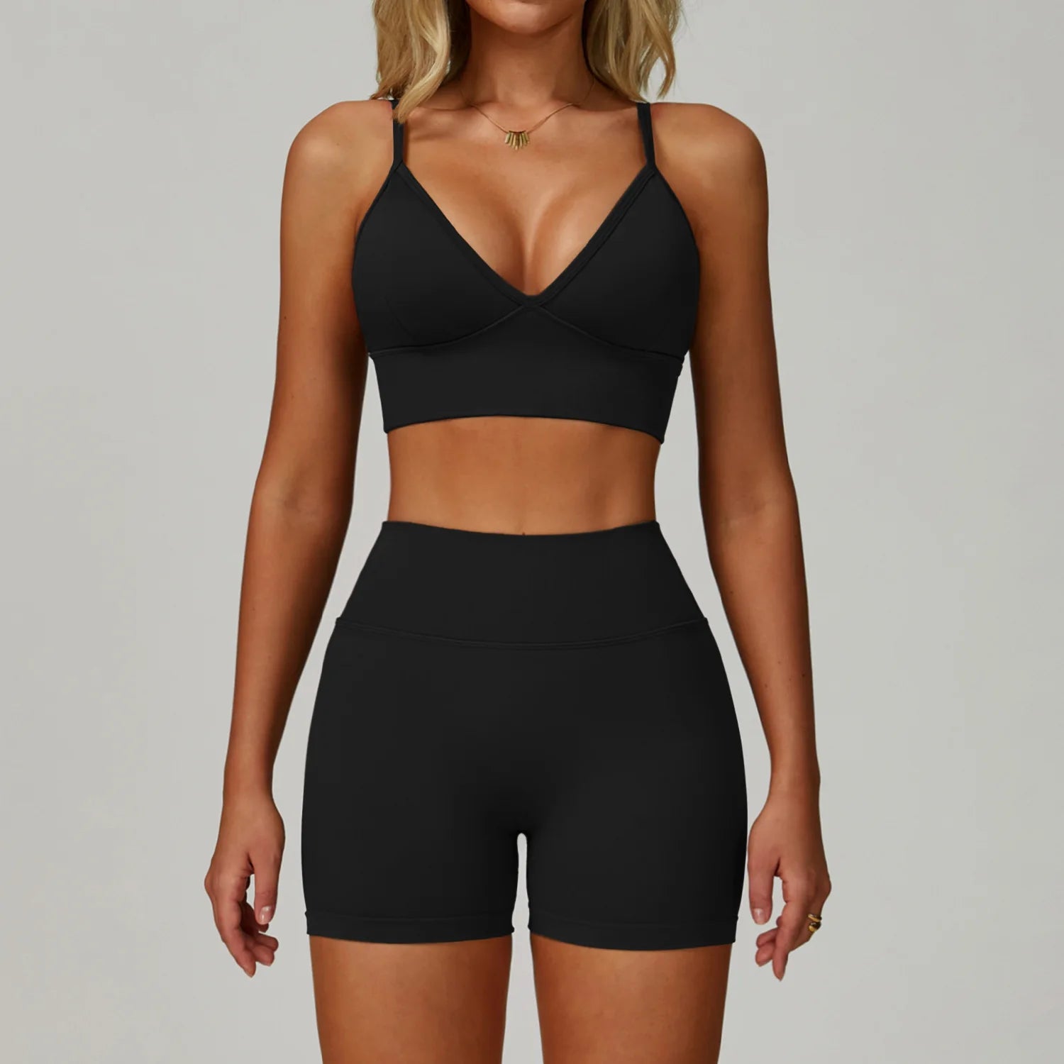 2/3PCS Seamless Sport Yoga Set Women's Breathable High Waist Fitness Sportwear Women Sports underwear Set Gym Workout Clothes - Kimlud