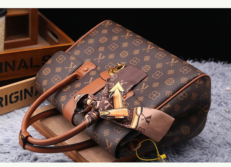 Light luxury brand women's bag 2025 new fashion versatile high-end handbag large capacity trendy single shoulder crossbody bag