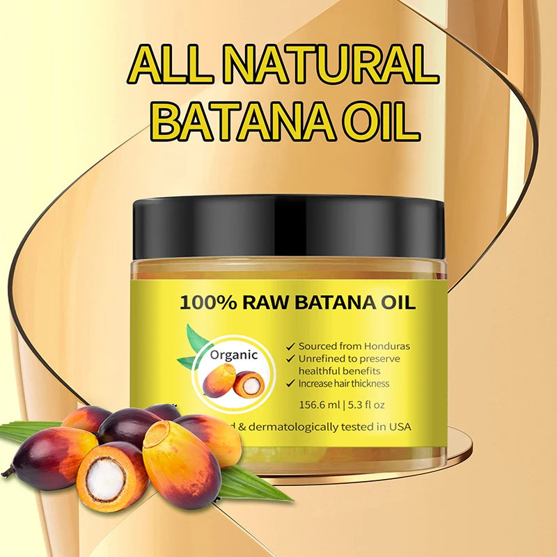 Batana Oil For Scalp And Hair Care, Palm Oil Enriched, Plant Extracts, Scalp And Hair Care Product | Kimlud Mid Range Batana