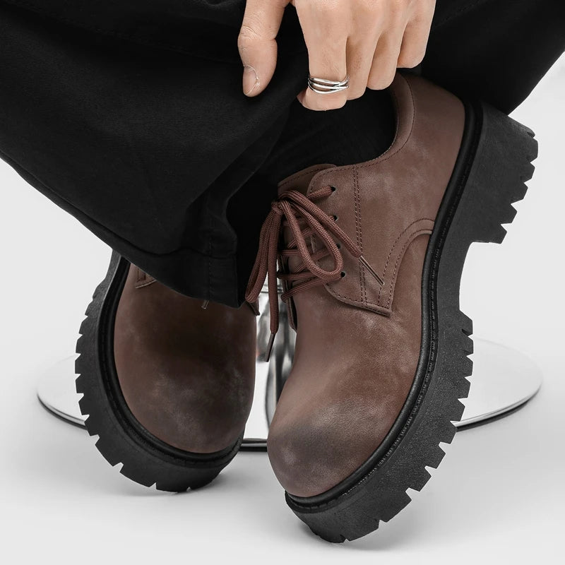 Designer Luxury High Top Sneakers Men Altitude Increasing 8 cm Breathable Street Fashion Platform Shoes 2025