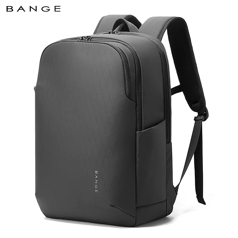 BANGE Simple Design Multi-Pocket Waterproof Business Trip Backpack Men School Bag 15.6 Inch Laptop Bagpacks for Male Back Pack