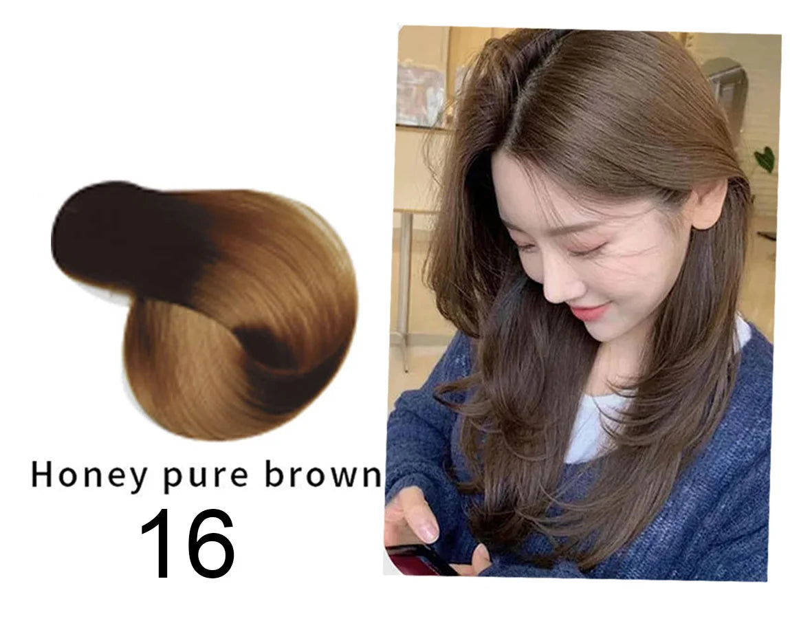 Mokeru Natural Fast Coloring Argan Oil For Hair Dark Brown Argan Speedy Hair Color Shampoo for Gray Hair Dye Shampoo |...