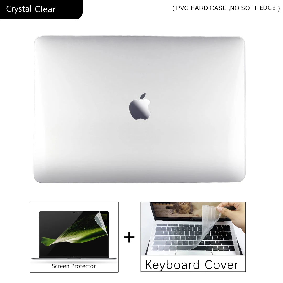 For Macbook Neo A18 Pro 13 Case M2 M4 M1 For MacBook Air 13 Case Cover Funda Pro 16 Case M3 2025 M5 Pro 14 Case 15.3 Laptop Case - Kimlud