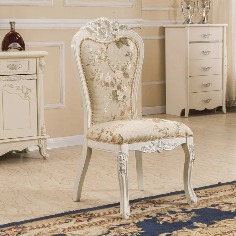 European Light Luxury Chairs Simple Solid Wood Party Unusual Adult Restaurant Chairs Design Comfy Lounge Stoel Home Furniture - Kimlud