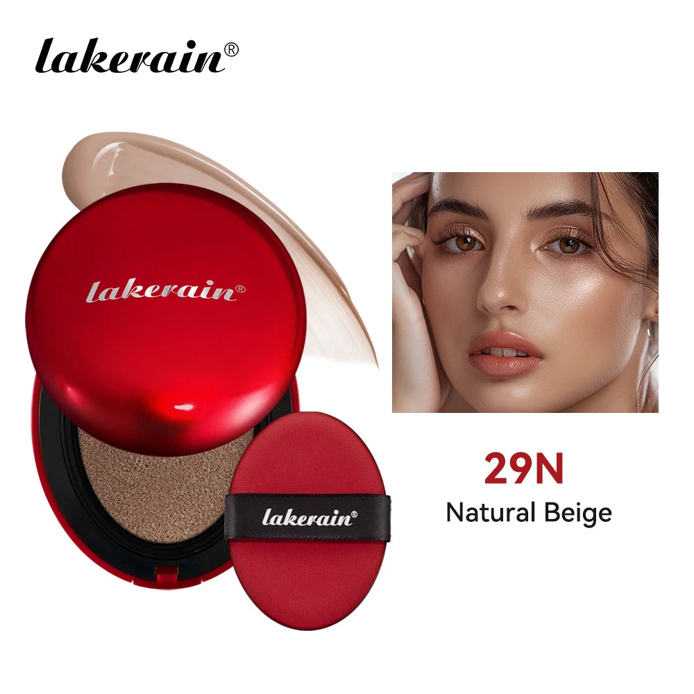 Sunscreen Cushion Foundation Fit Cushion Foundation Full Coverage Waterproof Long-lasting Concealer Long-lasting Makeup...