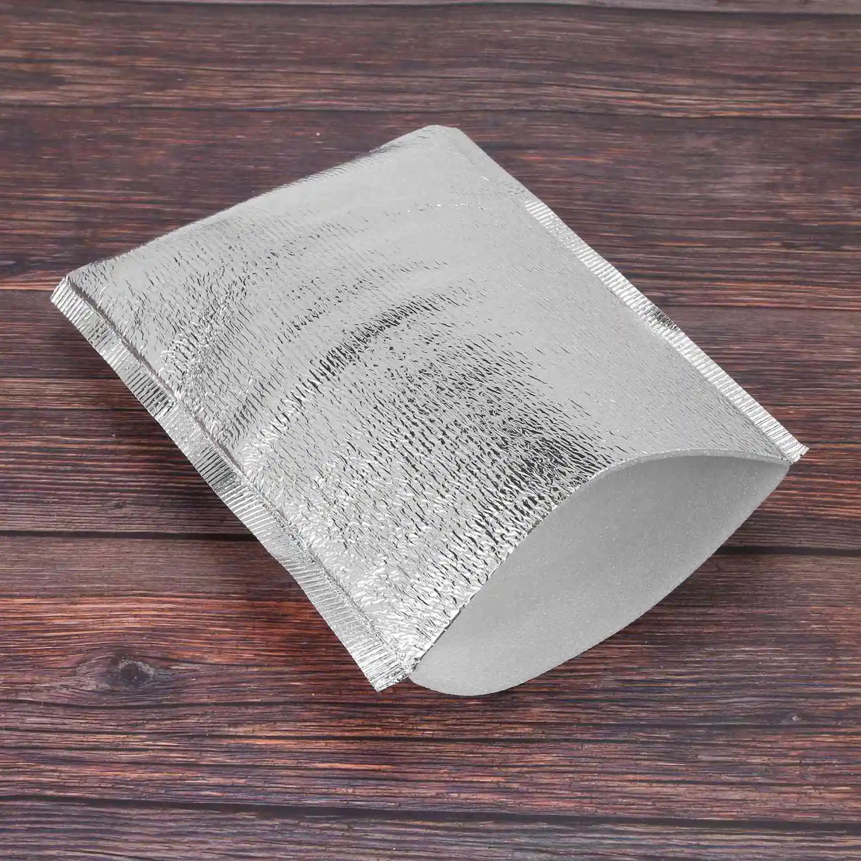 50Pcs Lunch Cooler Bag Insulation Folding Picnic Portable Ice Pack Food Thermal Bag Food Delivery Drink Carrier Insulated Bag