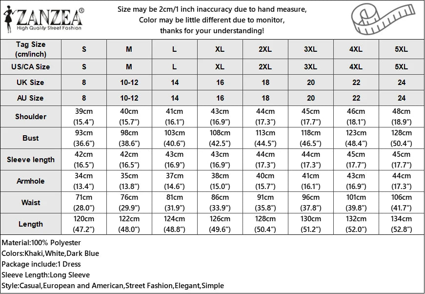 Women Vestidos ZANZEA Elegant Long Dresses 2026 Summer Spring Casual A-Line Fashion Buttons Lapel Solid Color Midi...
