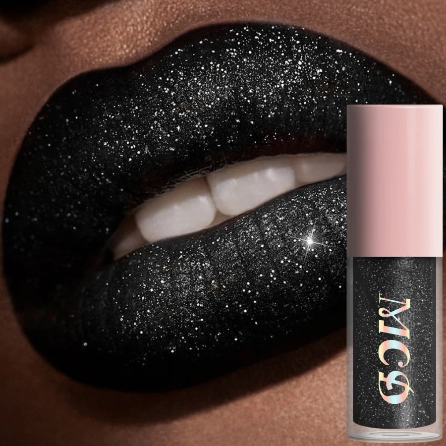 8 Colors Metallic Shimmer Lip Glaze Glitter Liquid Lipstick High Pigmented Lip tint Lip Gloss Korean Makeup Gifts Lip...