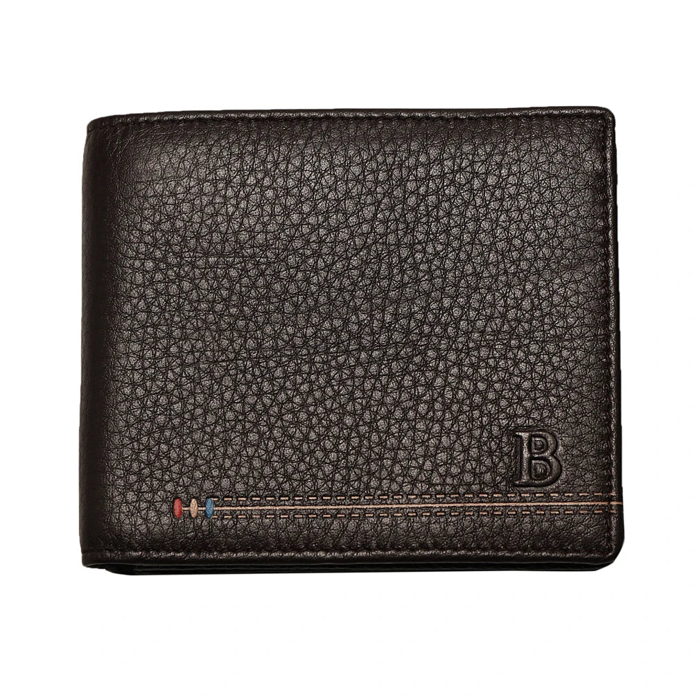 Cow Leather Men Wallets with Coin Pocket Vintage Male Purse Blocking Genuine Leather Men Wallet with Card Holders