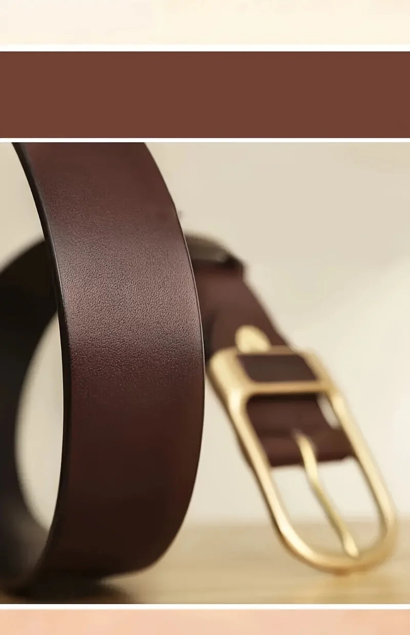 Men's Trendy Casual Belt For Men Coboy Style Belts Pin Buckle Belt Jeans Retro Belt Business Casual Belt | Kimlud Mid...