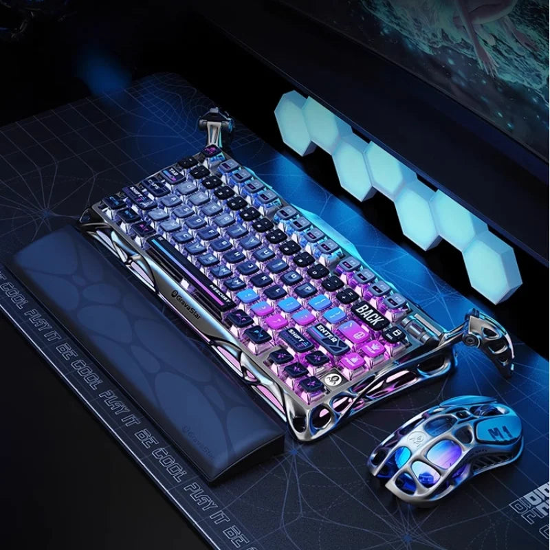 Gravastar 75k1pro Mechanical Keyboard Wireless Gaming Esports Professionali Keyboard Aluminum Customization Computer Peripherals - Kimlud