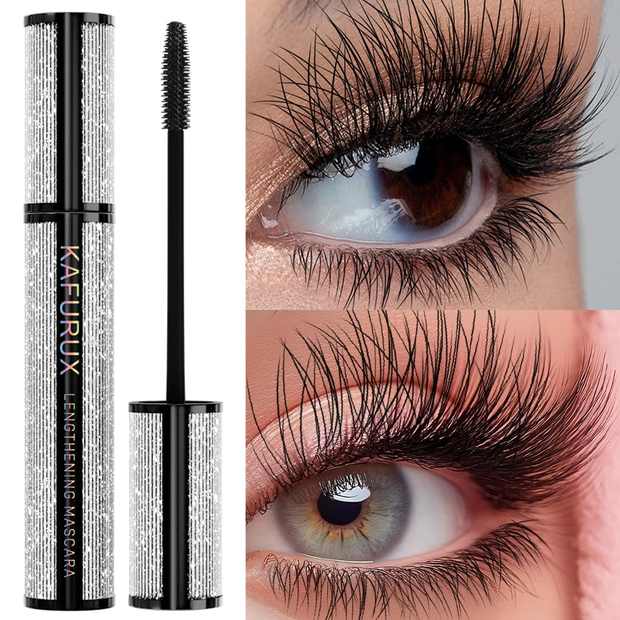 1PC 5D Black Lengthening Mascara Eyelashes Extension Eye Lashes Brush Beauty Korean Makeup Long-wearing Cosmetic Gift...
