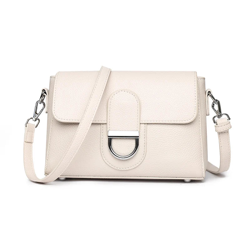 Designer Bag Luxury 100% cowhide Crossbody Handbag for Women Travel Handbag Fashion Shoulder Messenger Bag Ladies Small Flap Bag - Kimlud
