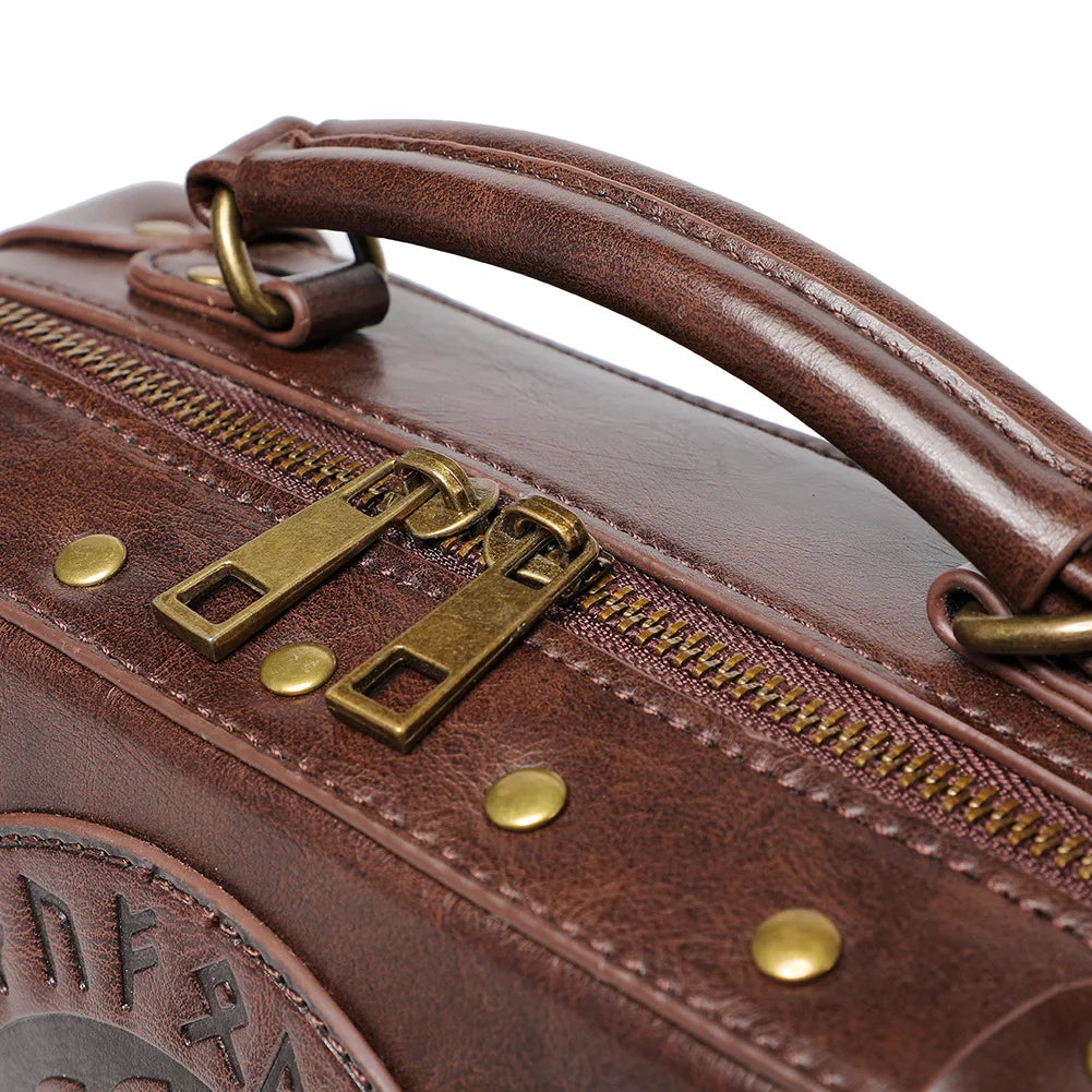 Medieval Renaissance punk industrial retro style women's shoulder bag messenger crossbody bag handbag messenger birthday...