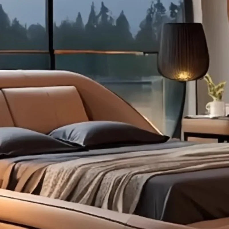 Stylish Designer Bed Frame High European Luxury Comfort Ideal Elegant Weddings Camas De Dormitorio Camas De Casal Decoration