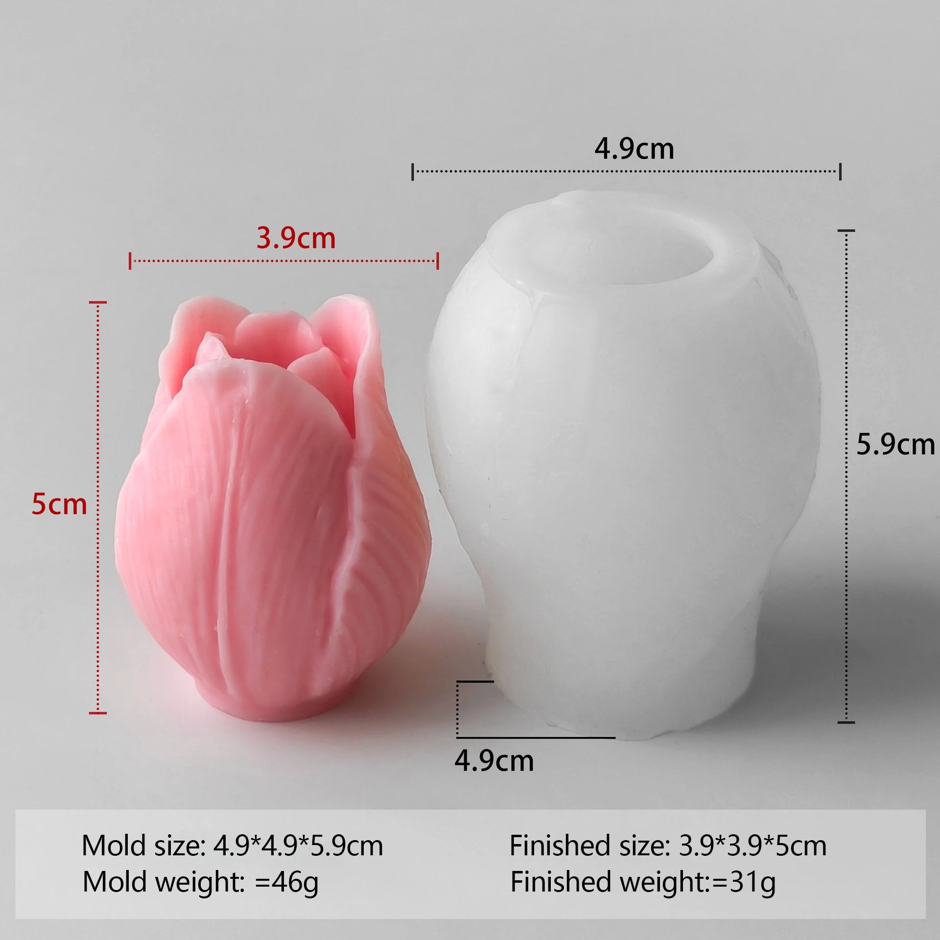 Budding Open Flowers Silicone Candle Mold Mini Flower Soap Gypsum Crafts Resin Mould DIY Chocolate Ice Cake Baking Molds