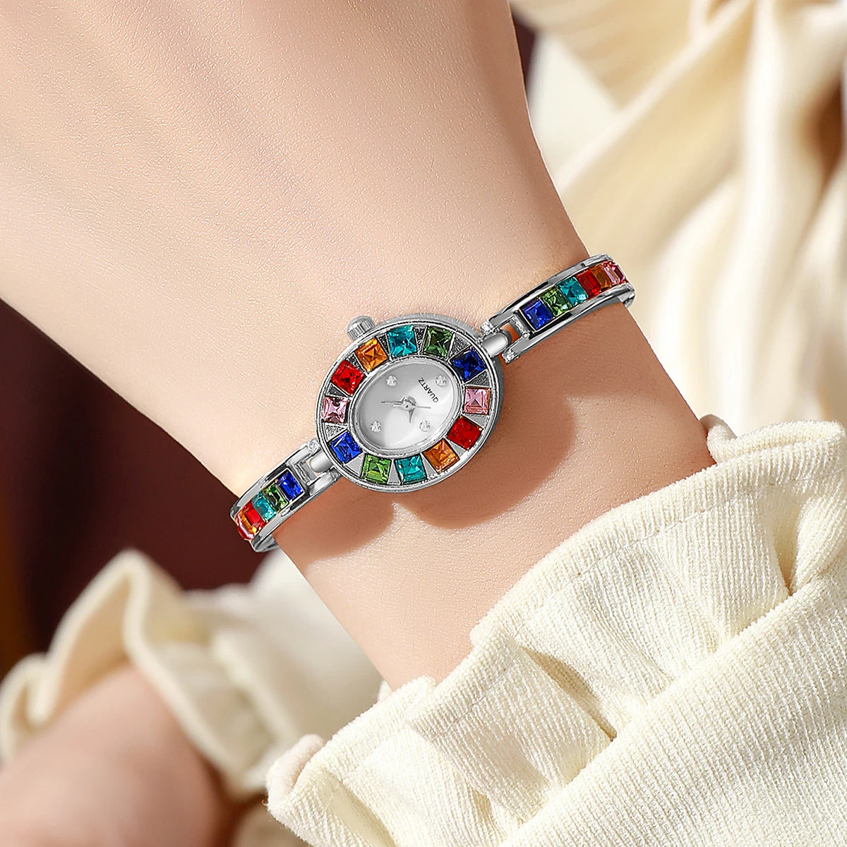 Luxury Rhinestone Women Watches Fashion Bracelet Band Ladies Quartz Watch Reloj Mujer Girls Clock Gift(Without Box) |...