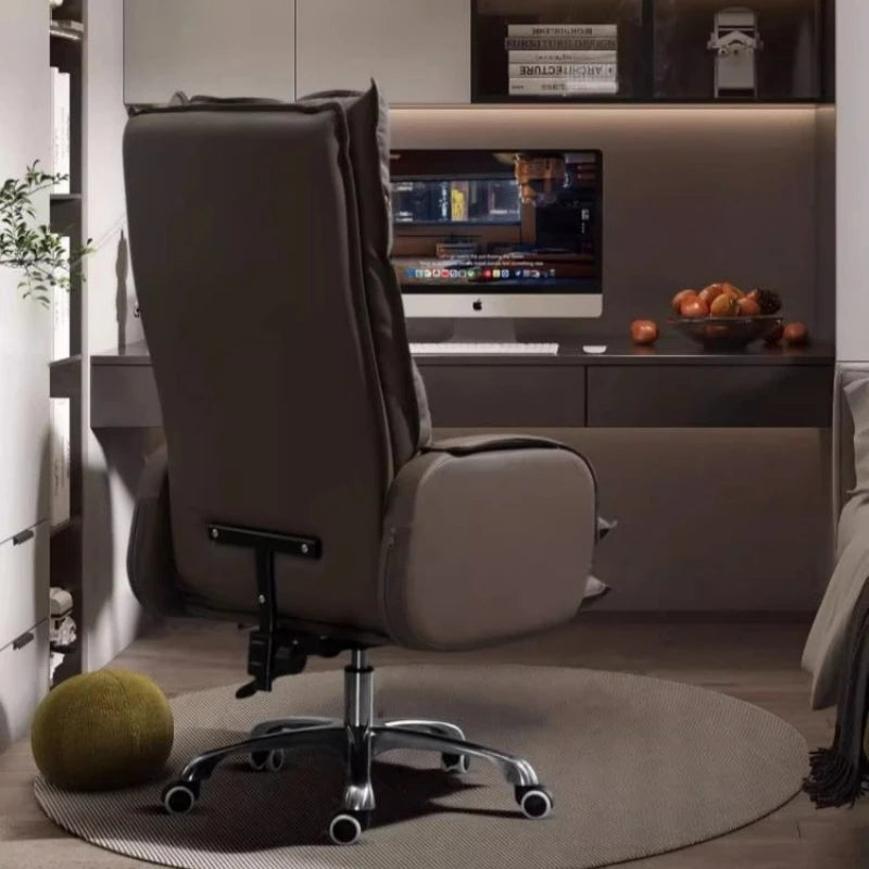 comfortable sedentary Boss chair office business ergonomic Computer chair on wheels Relax bureaustoel ergonomisch...