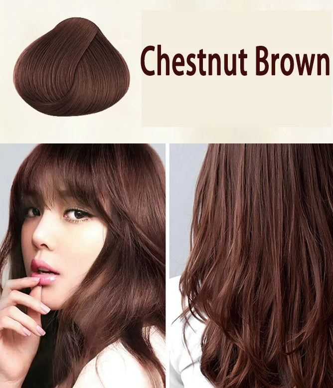 Mokeru Natural Fast Coloring Argan Oil For Hair Dark Brown Argan Speedy Hair Color Shampoo for Gray Hair Dye Shampoo |...