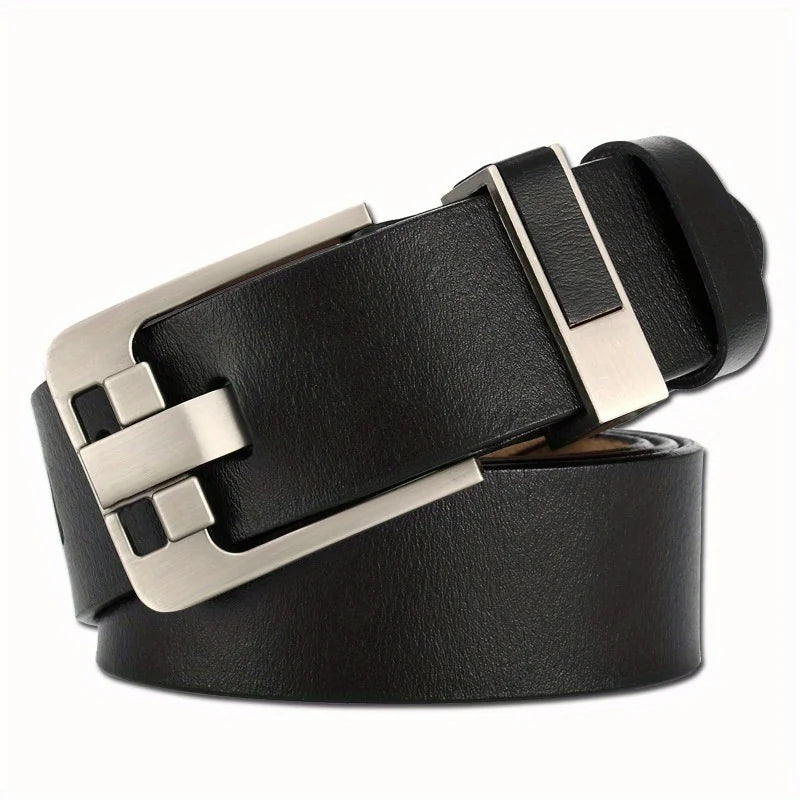 Long Large Plus Size 130 140 150 160 170cm Vintage Alloy Pin Buckle Men Belt High Quality Leather Luxury Straps Male Belt - Kimlud