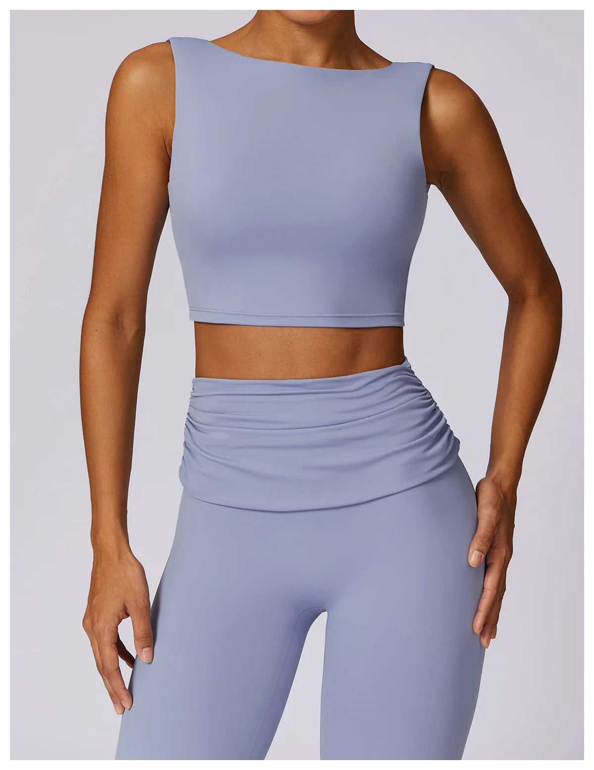 High Strength Sports Bra Shockproof Crop Top Anti-sweat Fitness Top Women Yoga Bra Backless Push Up Sport Top Gym Workout Top - Kimlud