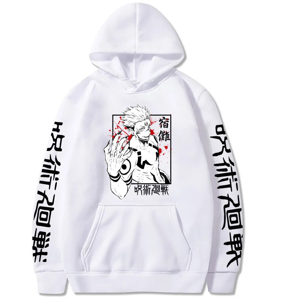 Ryomen Sukuna Hoodies Graphic Printing Sweatshirts for Fans Casual Long Sleeve Men/Women Clothing Sudaderas Hip Hop Hoody