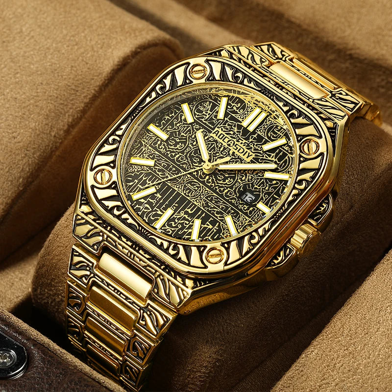 Men's Watches Top Brand Luxury Chronograph Quartz Men Watch Waterproof Classic Wrist Watch Men Stainless Steel Male Clock