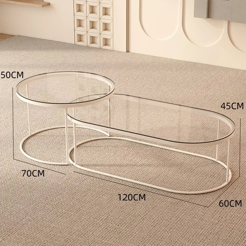 Luxury Clear Coffee Table Nordic Minimalist Bedroom Entryway Coffee Table Centre Living Room Meubles De Salon Room...