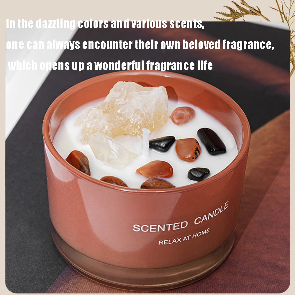 Scented Wax Candle Smokeless Aromatic Soybean Candles Aromatherapy Wedding Birthday Party Gift 2024 Christmas Home Decoration