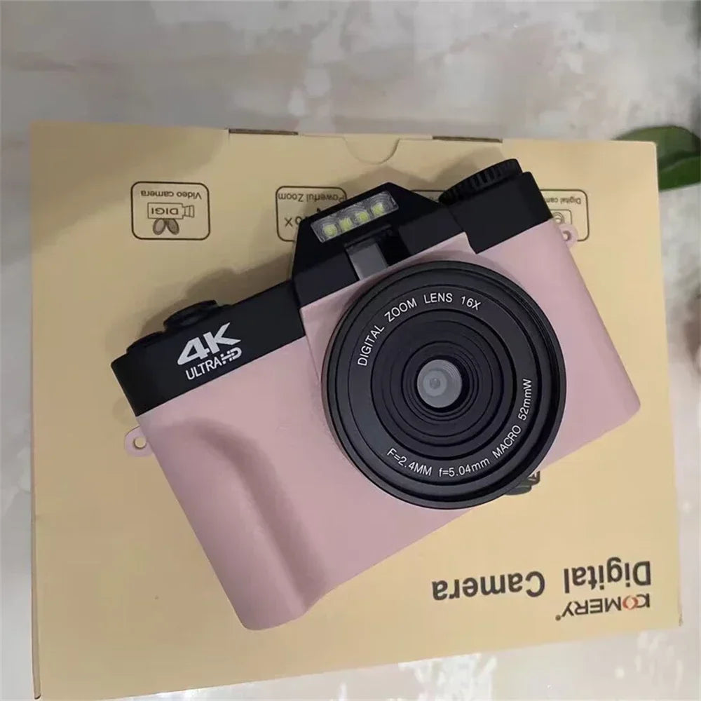 4K Digital Camera for Photography 48MP WiFi Auto Focus Livestream Video Camera 16X Digital Zoom YouTube Vlog Camera Flip...