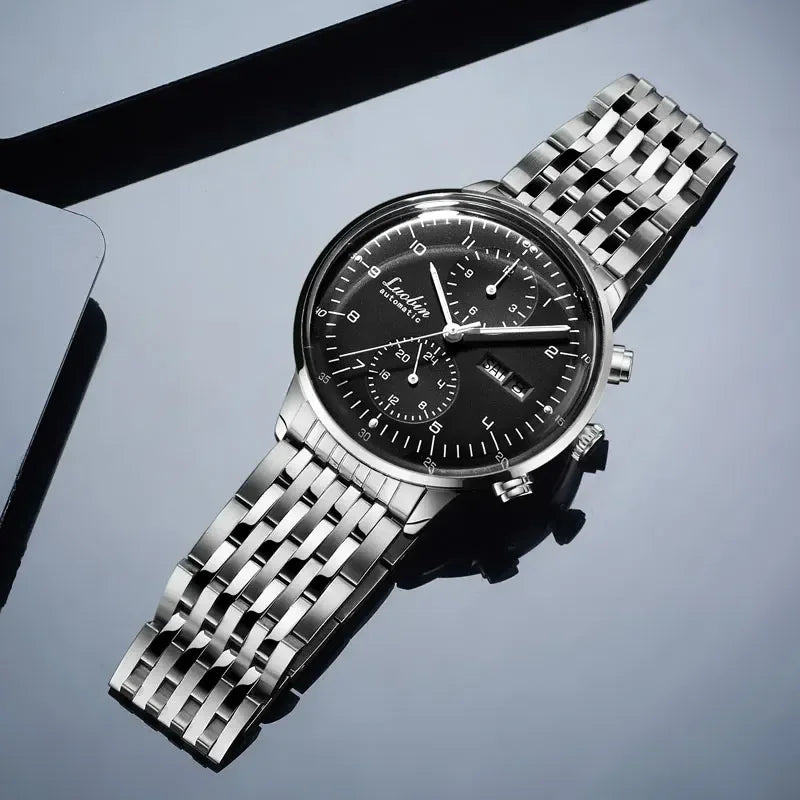 Mens Fashion Mechanical Watches Business Automatic Wristwatch Stainless Steel Luminous Designer Clock Reojes De Hombre...