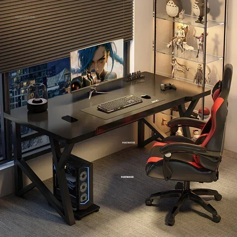 Nordic Computer Desks for Internet Cafe Gaming Desks Bedroom Study Reading Table Simple E-sports Table for Home Office Furniture