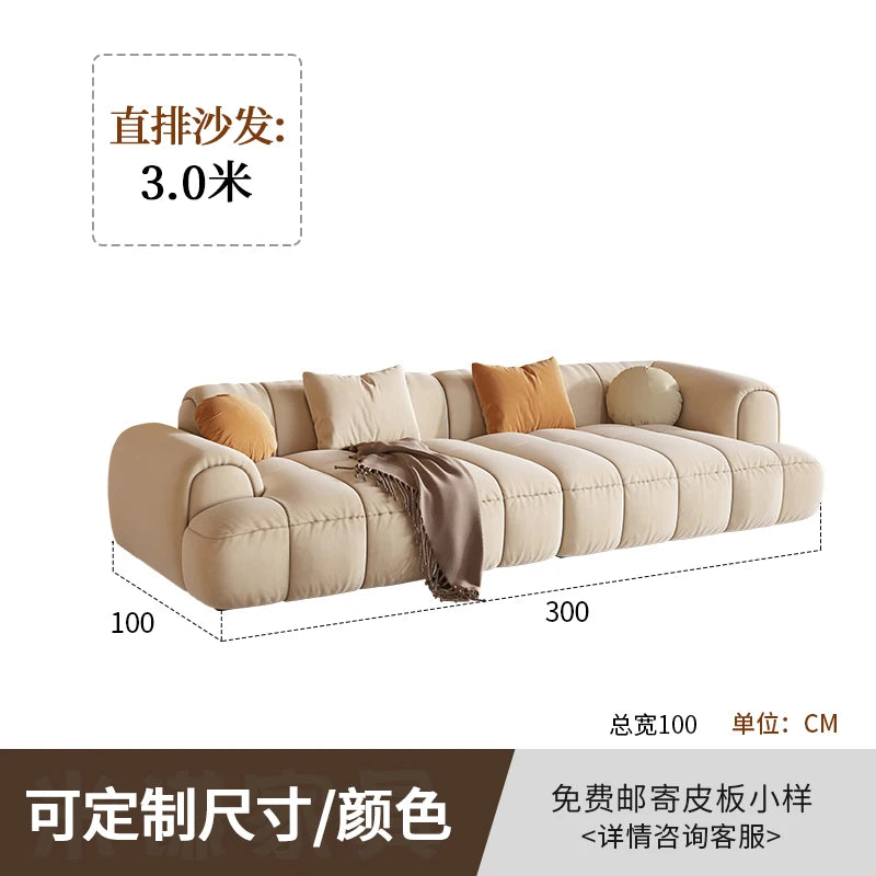 Designer Brown Living Room Sofas Cheap Minimalist Soft Nordic Living Room Sofas Bubble Modern Woonkamerbanken Furniture...
