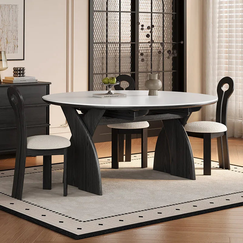 Nordic Center Dining Table Mobile Marble Extendable Luxury Dining Table Reception Round Mesas De Comedor Living Room Furniture