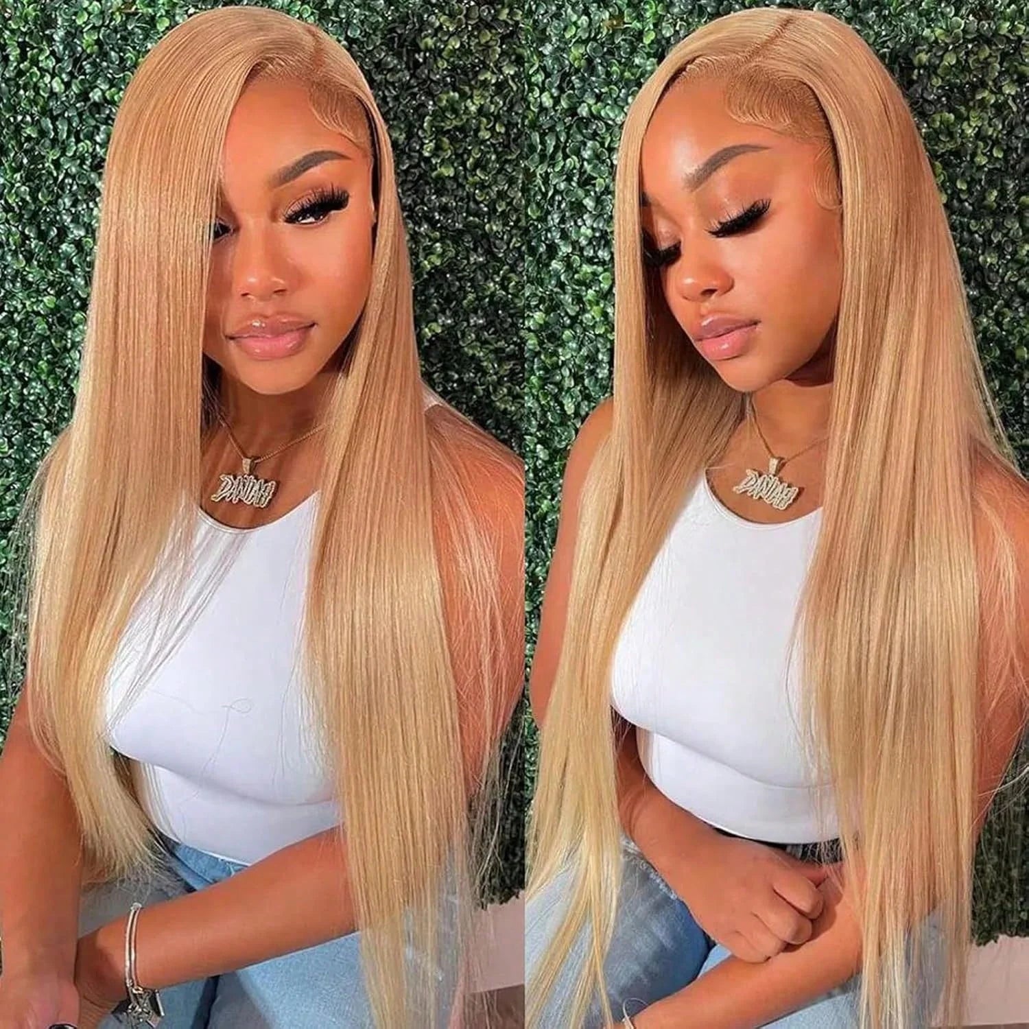 13x6 Honey Blonde Straight Hd Lace Human Hair Wig 250 Density 13x6 Brazilian Bone Hd Lace Frontal Human Hair Wigs For Women 