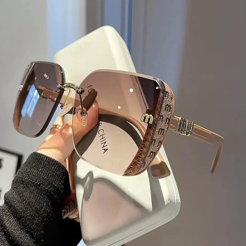New Fashion Oversized Square Sunglasses Women 2026 Luxury Brand Sun Glasses Trendy Driving Eyeglasses Ladies Gafas UV400...