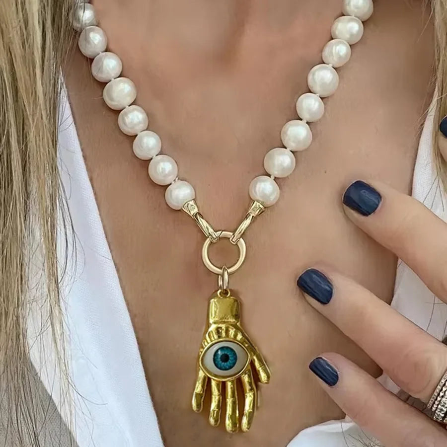 pearl Vintage horse coin Pendant Choker Clavicle Chain Necklace For Women Girl Punk Collares Aesthetic Jewelry Gifts |...