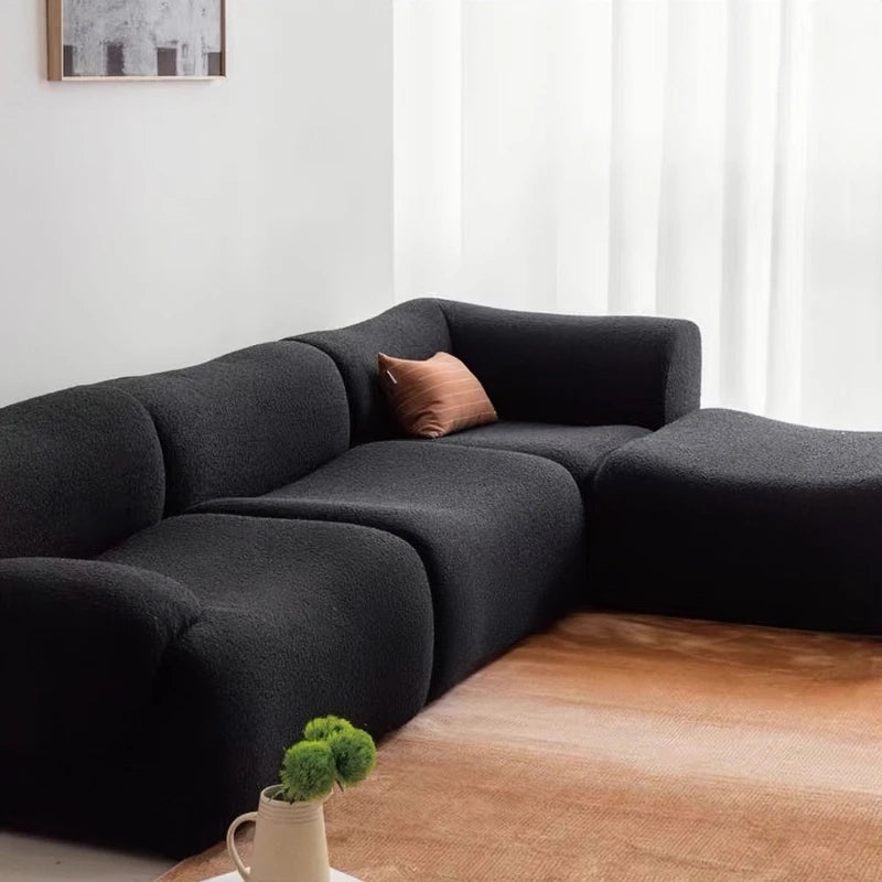 Living Room Luxury Sofa Modern Minimalist Fabric Sofa Multi Functional Free Combination Sofas Household Aesthetic Furniture - Kimlud