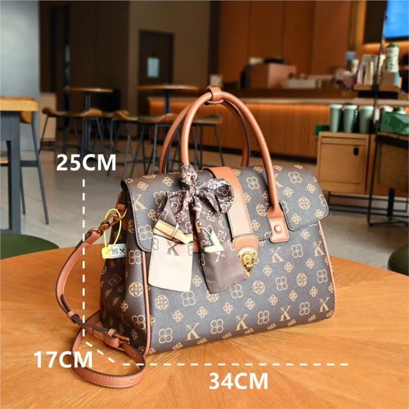 Light luxury brand women's bag 2025 new fashion versatile high-end handbag large capacity trendy single shoulder crossbody bag